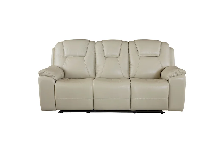 Club Level - Chandler Reclining Sofa by Bassett at Esprit Decor Home Furnishings